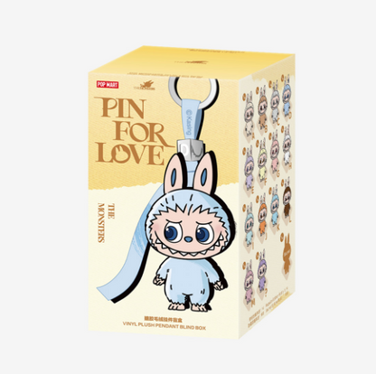 THE MONSTERS Pin for Love Series-Vinyl Plush Pendant Blind Box (A-M)