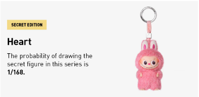 THE MONSTERS Pin for Love Series-Vinyl Plush Pendant Blind Box (A-M)