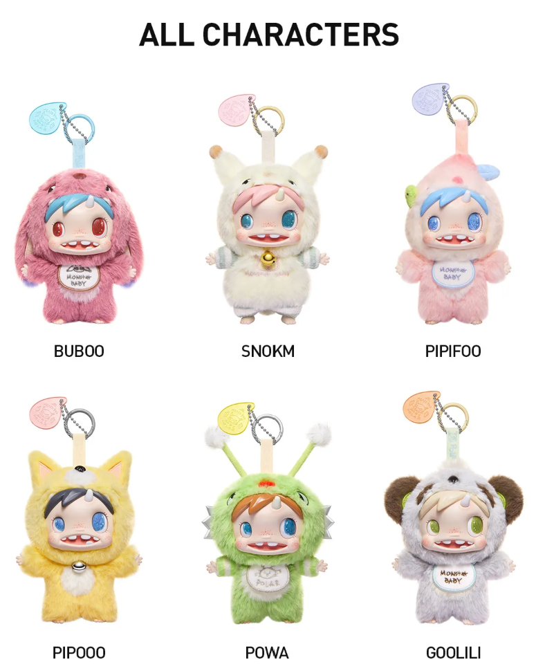 *PRE ORDER* POLAR-Monster Baby Collection Series Plush Pendant Ver.1