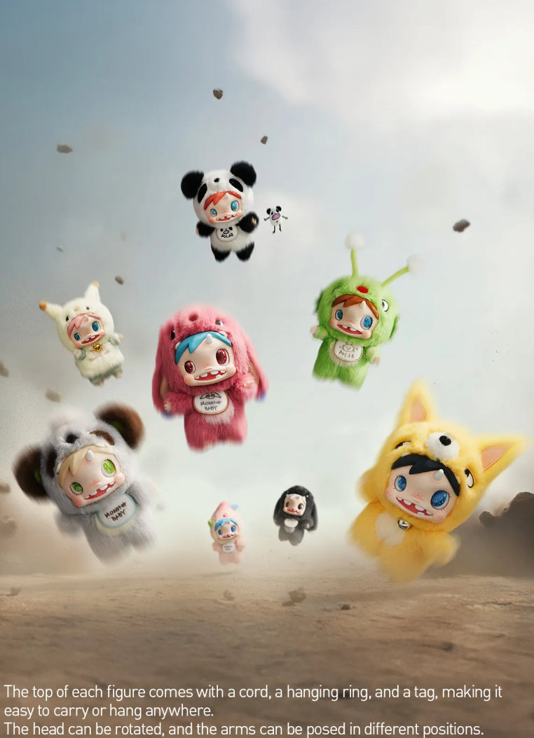 *PRE ORDER* POLAR-Monster Baby Collection Series Plush Pendant Ver.1