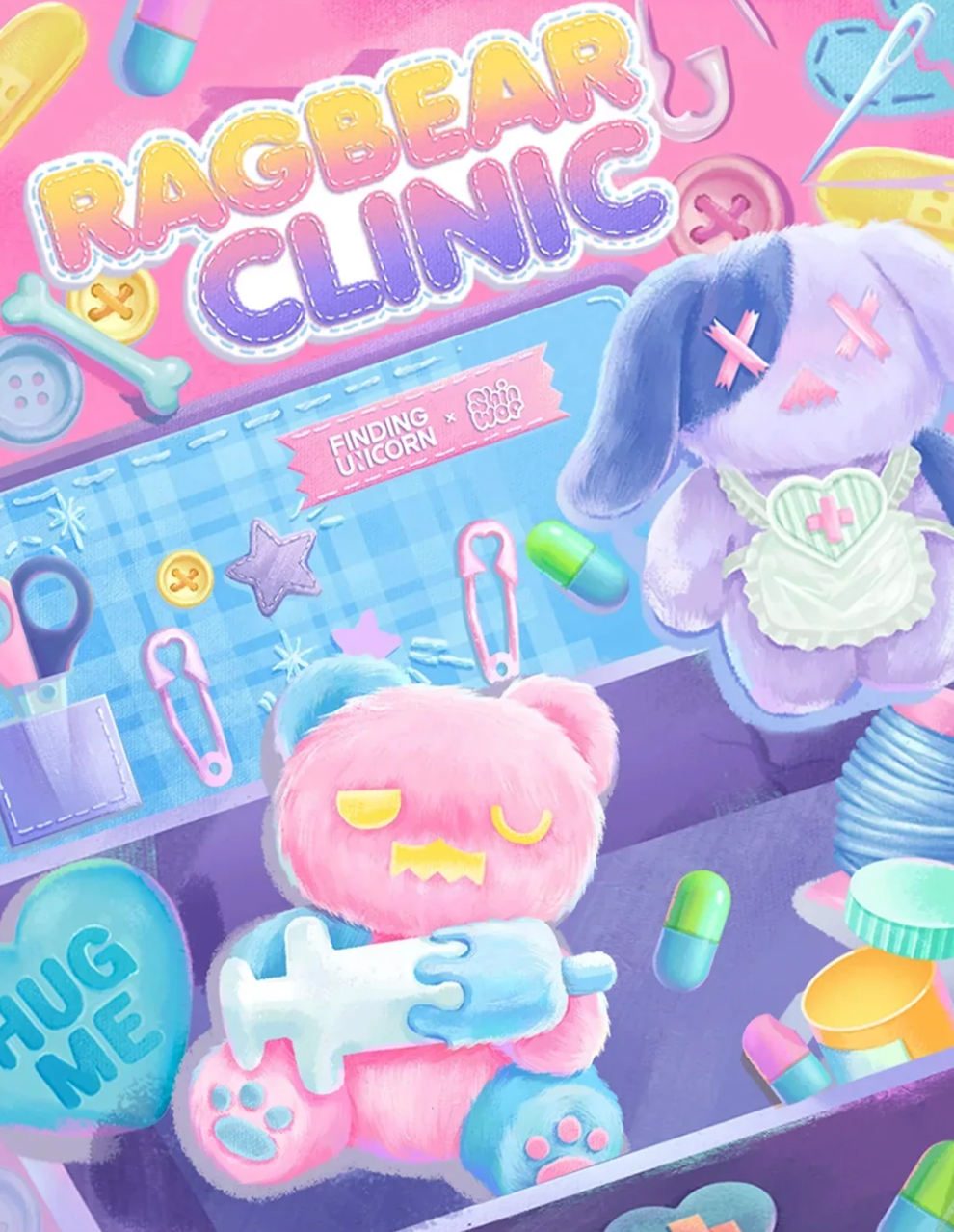 ShinWoo Ragbear Clinic Plush Blind Box