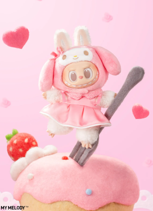 THE MONSTERS × Hello Kitty and Friends Series-Vinyl Plush Pendant Blind Box by POP MART