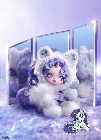 SKULLPANDA × My Little Pony Series Plush Doll Pendant