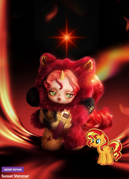 SKULLPANDA × My Little Pony Series Plush Doll Pendant