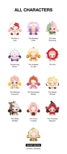 [PRE ORDER] SKULLPANDA Petals in Four Acts Series Mini Beans Blind Box