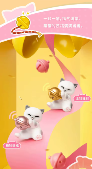 [Pre Order] Mofusand Lucky Cat Series Mini Cat Head Blind Box (3PCS/Box)