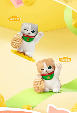 [Pre Order] Mofusand Lucky Cat Series Mini Cat Head Blind Box (3PCS/Box)