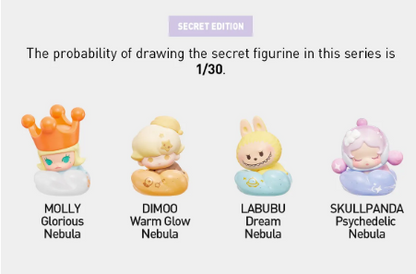 POP BEAN Goodnight Night Sky Series Figures Blind Bag