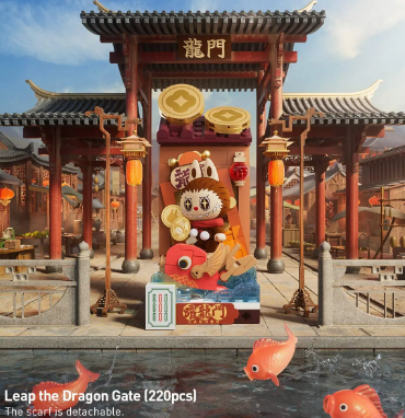 Wealthy Snake's New Year Celebration - Fortunate Hand Series Block Figures