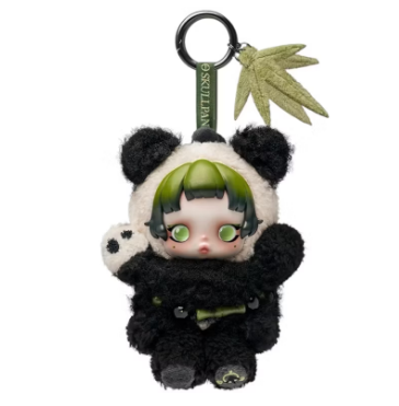 SKULLPANDA Lazy Panda Plush Doll Pendant