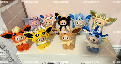 Crochet Eevee Evolution | Labubu Outfit for Have A Seat & Exciting Macaron