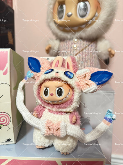 Crochet Eevee Evolution | Labubu Outfit for Have A Seat & Exciting Macaron