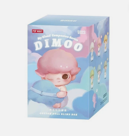 POP MART Dimoo Cloud Companion series figurine cotton doll blind box with pastel design