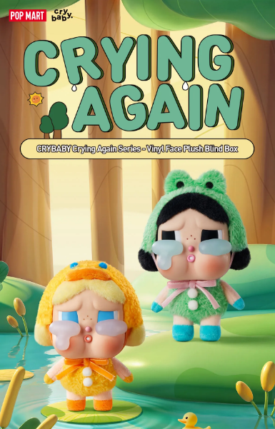 POP MART Cry Baby Crying Again series vinyl face plush blind box authentic blind box collectibles Canada