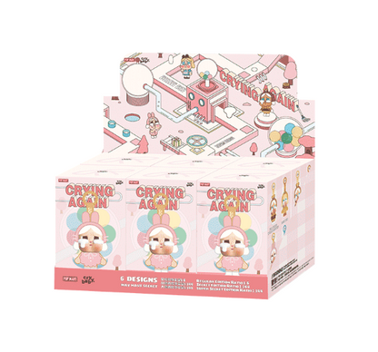POP MART Crying Again collectible blind box display featuring 6 designs authentic blind box collectibles Canada