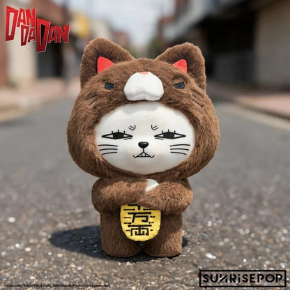 Dandadan Turbo Granny Lucky Cat Soft Vinyl Plush Pendant Blind Box